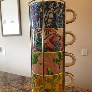 Stackable Coffee Mugs- Lilly Pullitzer